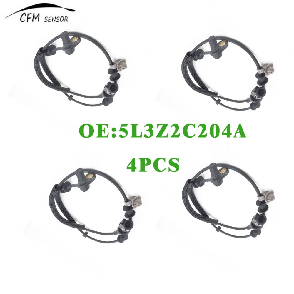 4 шт. новый датчик скорости колес ABS 5L3Z2C204A передний правый/левый для Ford F-150 Lincoln Mark LT
