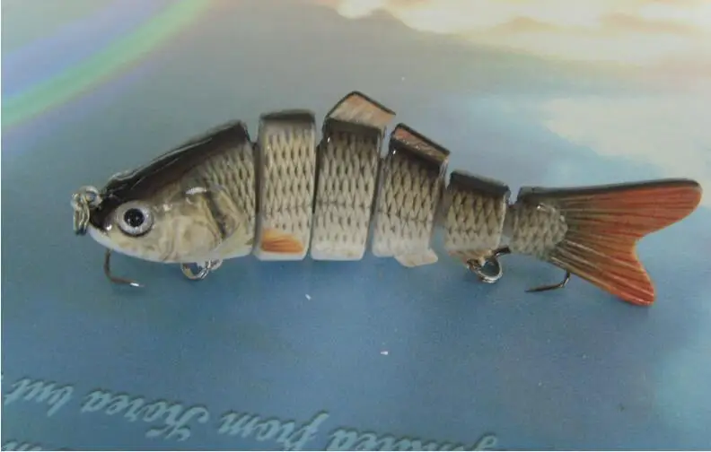 Комплект из 2 предметов новая плавающая приманка для рыбалки приманки 6 секций