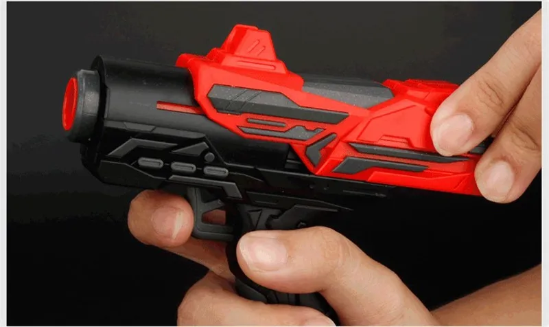 Новое поступление ручного мягкого пулевого пистолета костюм для Nerf пустотелых пуль игрушечный пистолет Дротика бластер мини игрушечный пистолет для детей