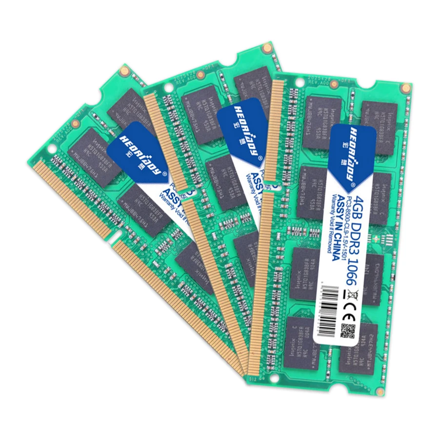 Ноутбук HEORIADY DDR3 4 Гб 1066 МГц память для ноутбука sodimm | Компьютеры и офис