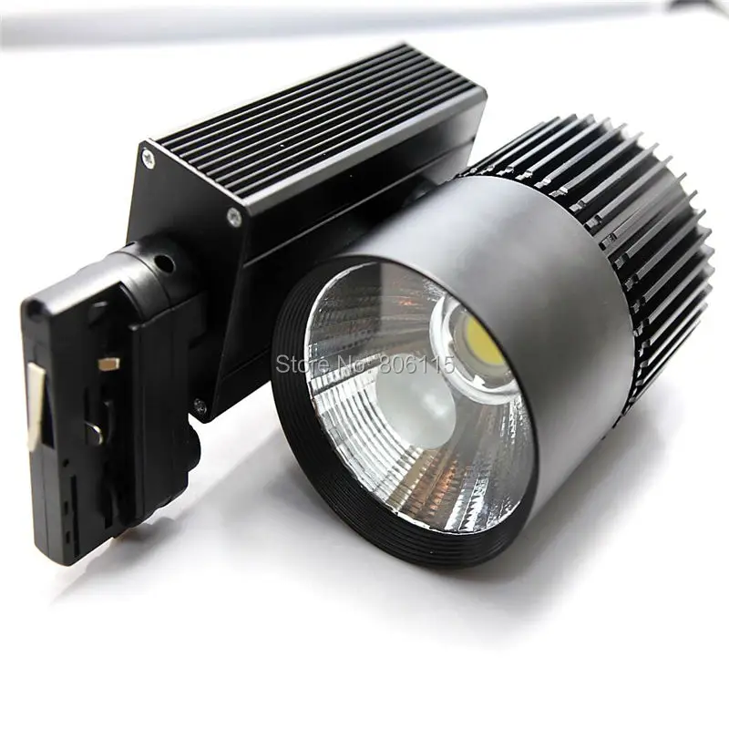 Высокая мощность 30 Вт COB СВЕТОДИОДНЫЕ Дорожки 4 провода 3 фазы 100лм/Вт светодиодные