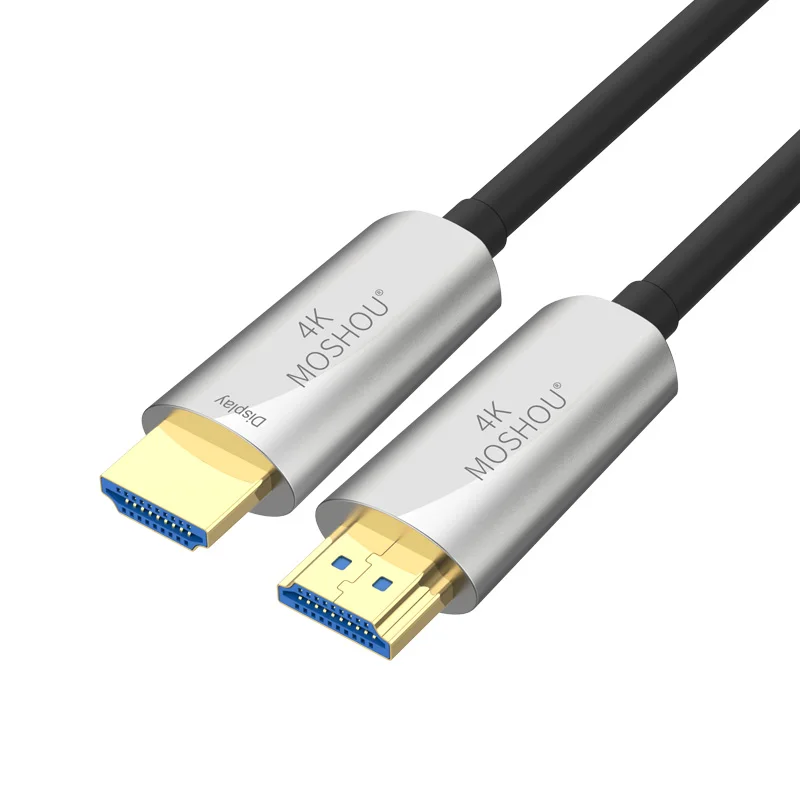 MOSHOU Enthusiast Оптическое волокно HDMI 2,0 кабель HD 4 к кабель 60 ГГц 18Gbs с аудио и Ethernet HDMI шнур без потерь HDMI кабель