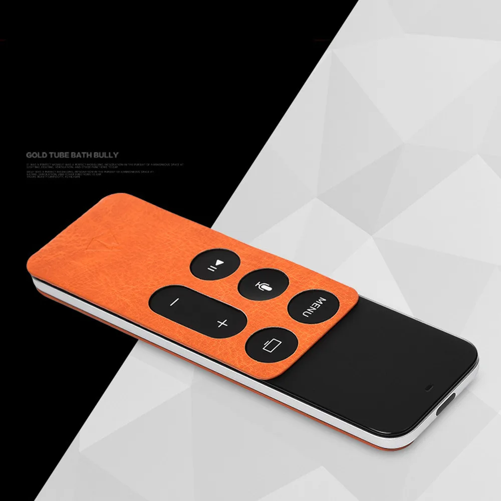 Защитный кожаный чехол для пульта дистанционного управления для Apple tv 4-го поколения Siri tv