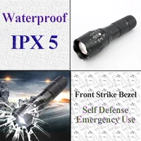 xm l l2 5000lm aluminum waterproof zoomable cree led flashlight torch tactical light for 18650 rechargeable battery or aaa