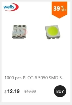 WS2812B светодиодный с радиатором(10 мм* 3 мм) DC5V 5050 SMD RGB WS2812 IC чипы