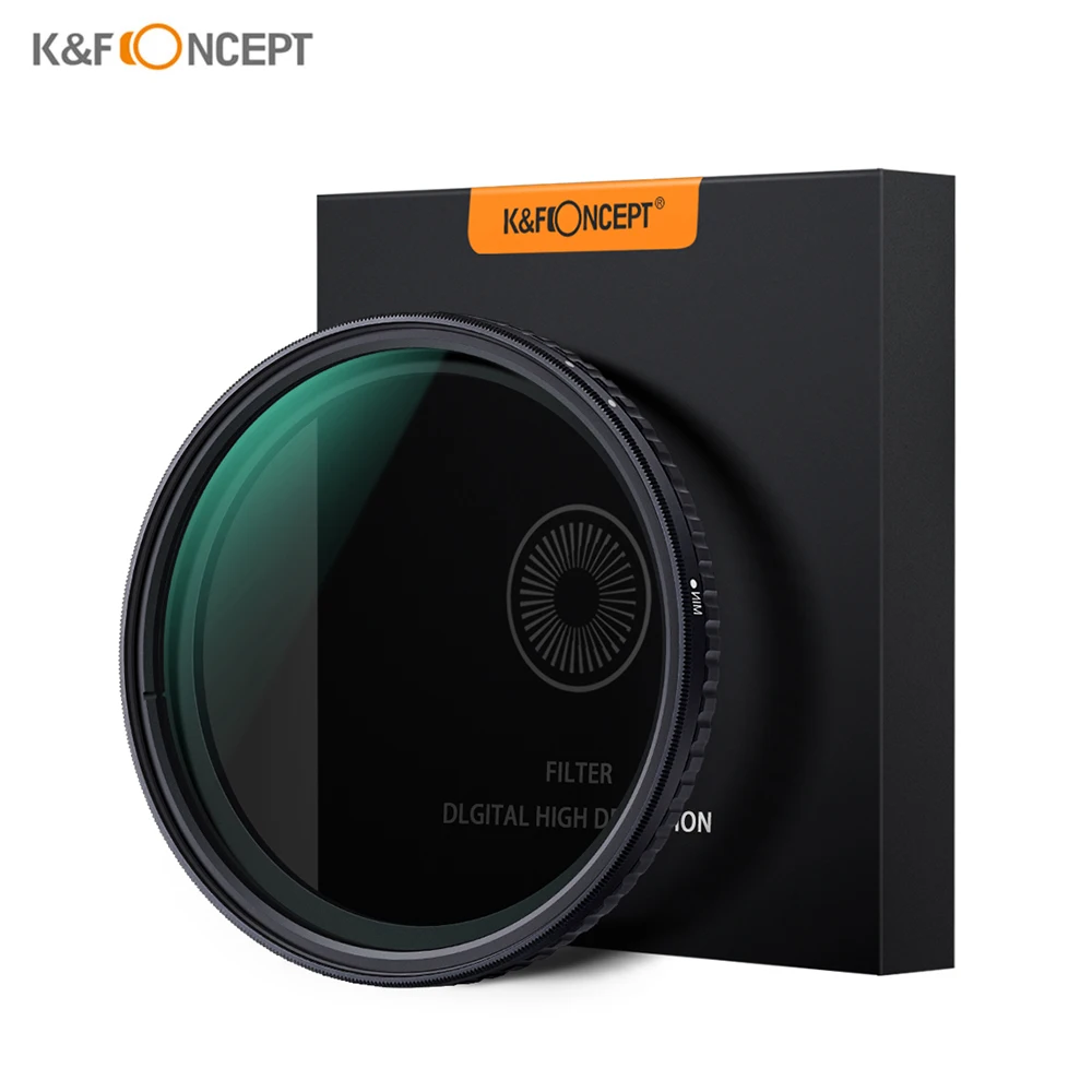 K & F CONCEPT 58/67/72 мм регулируемый фильтр нейтральной плотности ND Фейдер ND8 ND128 для