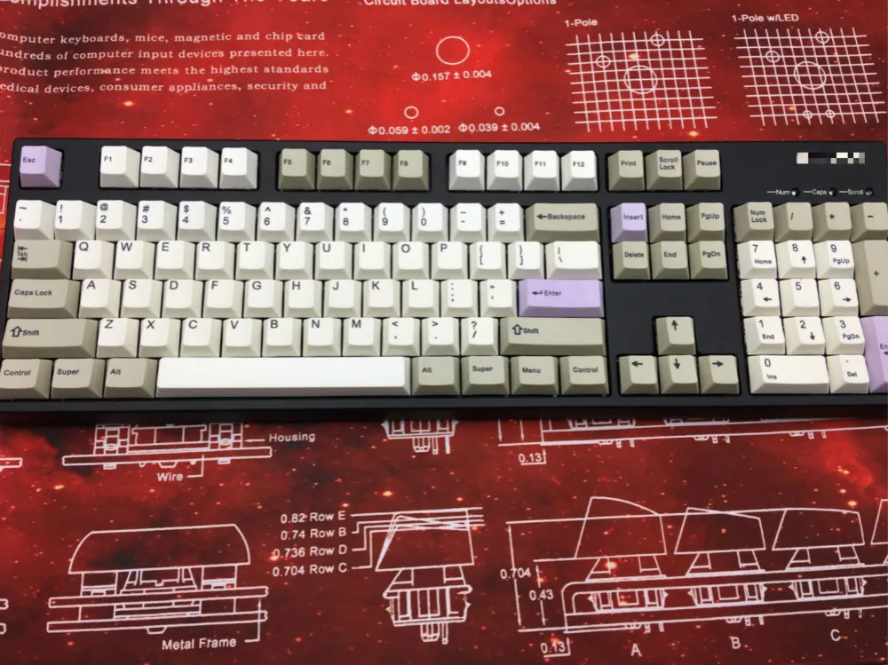 Приглушенный keycap краситель Сублимация вишня pbt не клавиатура, это keycap keycaps краситель сублимированный keycaps