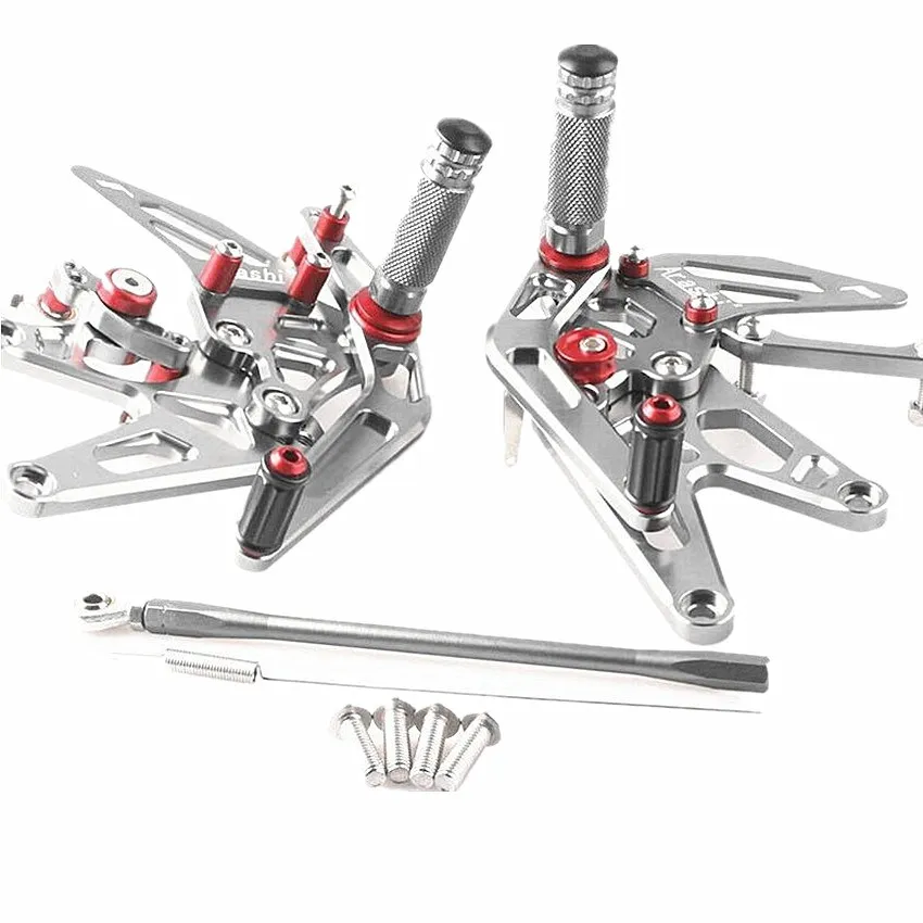 

For Yamaha YZFR1 YZF-R1 2004 2005 2006 Motorcycle Adjustable Rearset Foot Pegs Brake Pedals Footrest