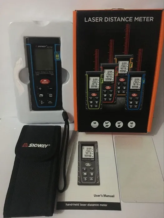 Лазерный дальномер 60 м линейка лазерный цифровая лазерная рулетка область