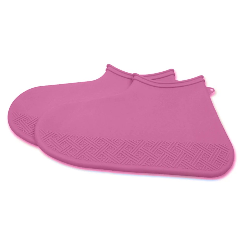 1 пара S/M/L, 5 цветов, силиконовые защитные пленки для дождливой обуви, многоразовые Чехлы для обуви, водонепроницаемые противоскользящие резиновые сапоги, аксессуары для обуви