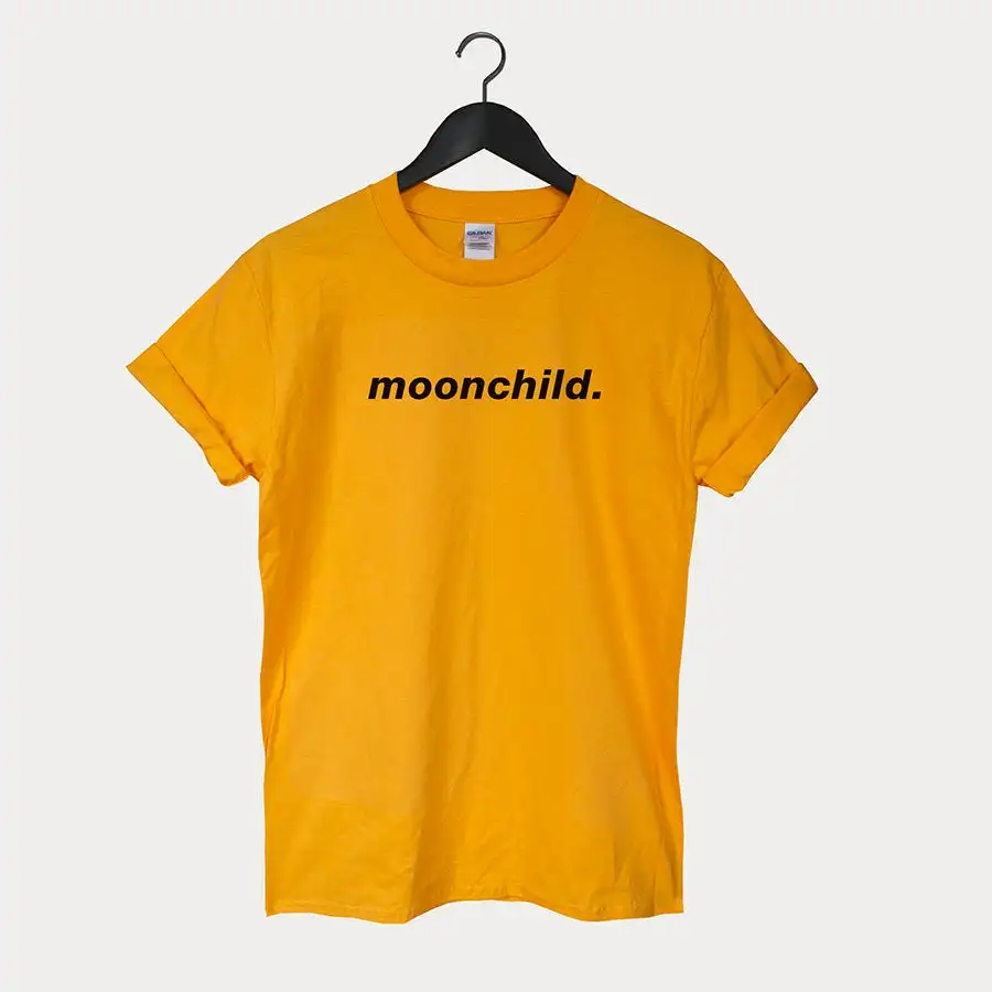 Moonchild, женская футболка, хлопок, повседневная, забавная, футболка, леди, Йонг, девушка, высшее качество, топ, футболка, Прямая поставка, S-521
