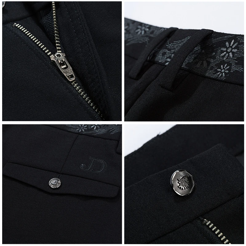 Лидер продаж настоящие Брюки Мужская брендовая одежда деловые брюки мужские s