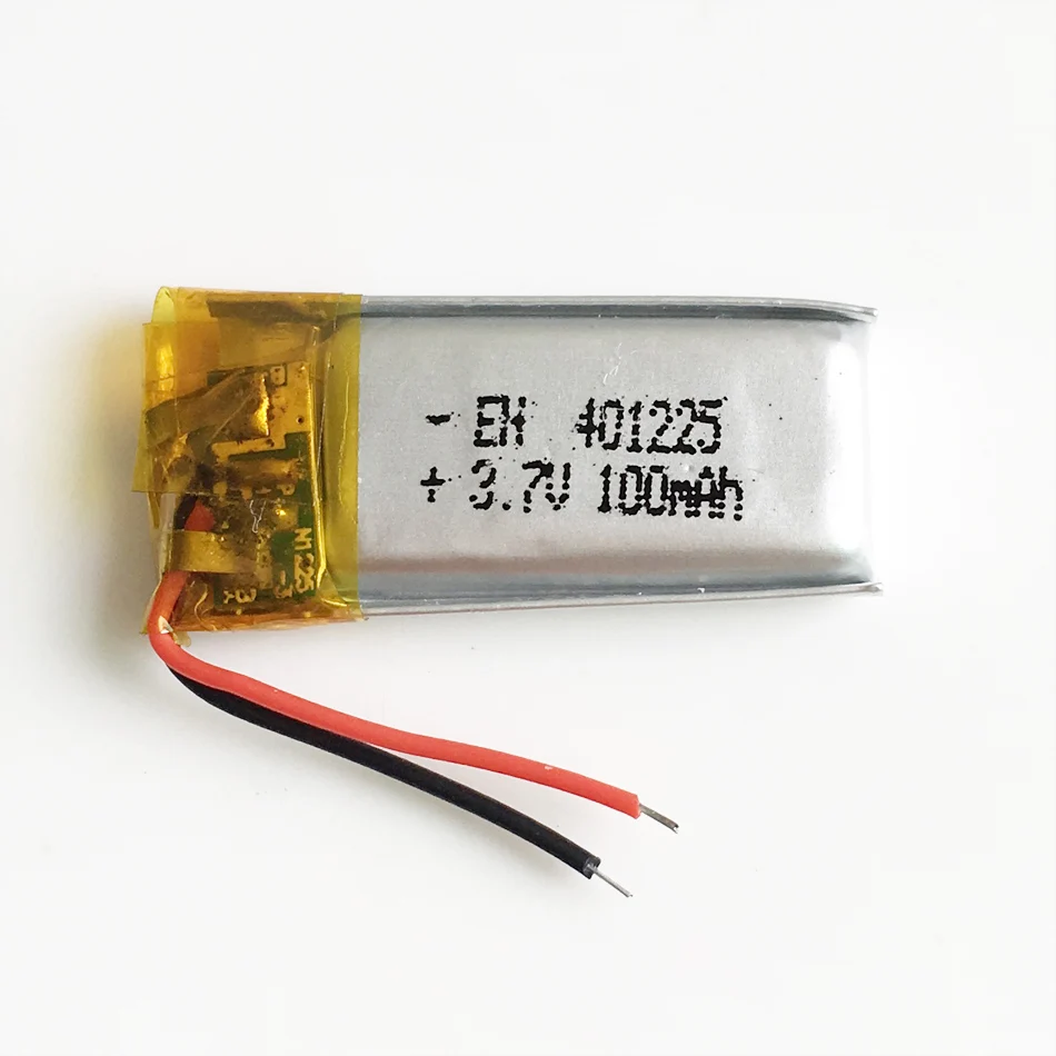 5 шт. литий-полимерные аккумуляторные литий-ионные батарейки 3 7 в 100 мАч 401225 для Mp3