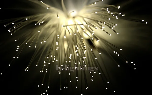 Прочный волоконно оптический кабель светящийся свет ПММА прозрачное Оптическое