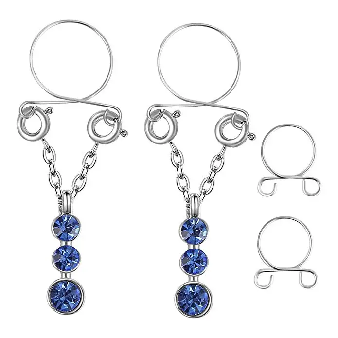 Комплект из 2 предметов для сосков кольца Регулируемый Non Подвеска пирсинга