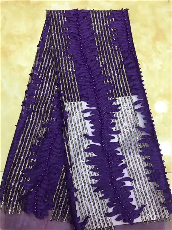 3D Цветы последние африканские шнур кружева ткани высокого качества 2018