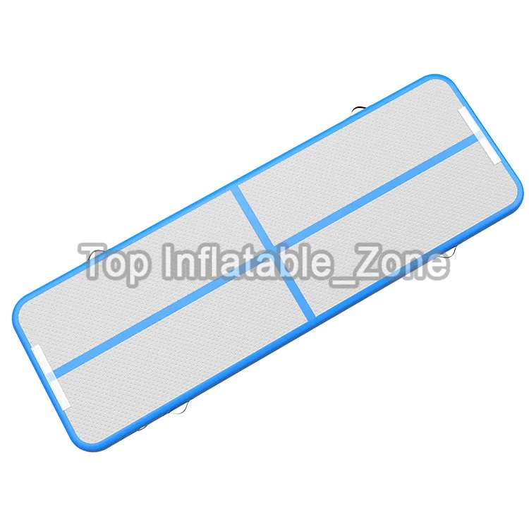Синий надувной гимнастический коврик водонепроницаемый Тренировочный Коврик 3 м