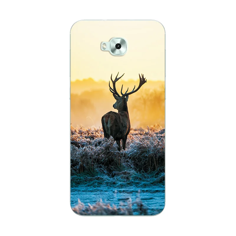 W03 Для ASUS Zenfone 4 Selfie ZD553KL 5," чехол для телефона с сердечком, защитный чехол на заднюю панель Для Zenfone 4 Selfie ZD 553KL, облегающий чехол - Цвет: W03