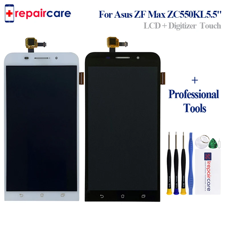 5 ''Новый для Asus ZenFone Max ZC550KL Z010D Полный ЖК-дисплей + сенсорный экран дигитайзер в