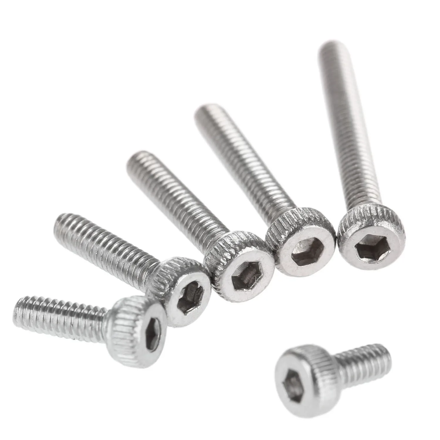 

Dropship 180pcs/set M2 * 4 / 6 / 8 / 10 / 12 / 16mm Hex Socket Head Cap Screw 304 Stainless Steel M2 screw Accessories Kit box