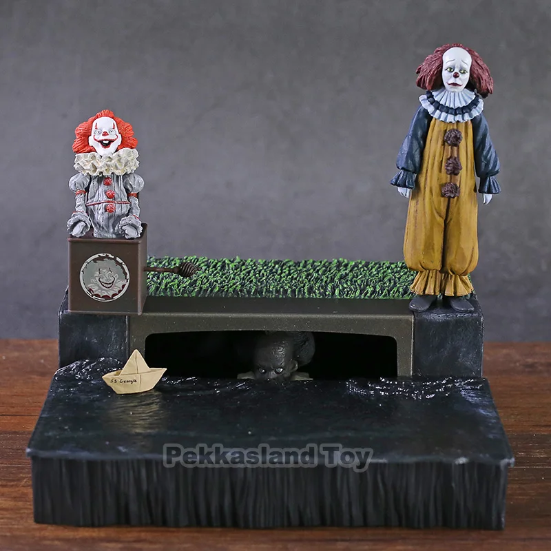 NECA Stephen King's 2017 Ultimate Pennywise набор аксессуаров ПВХ экшн-фигурка Коллекционная