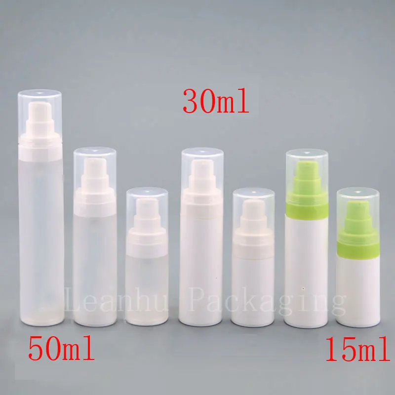 Wholesale 15ml, 30ml, 50ml lotion bottle full vacuum PP points bottling cosmetic bottles plastic feel good