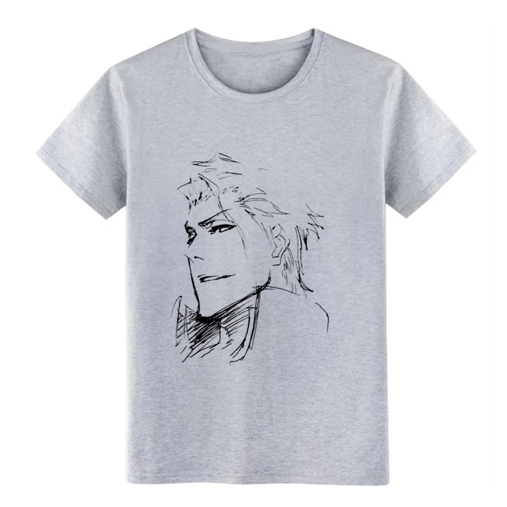 Футболка bleach aizen дизайнерская футболка с круглым вырезом и буквенным принтом