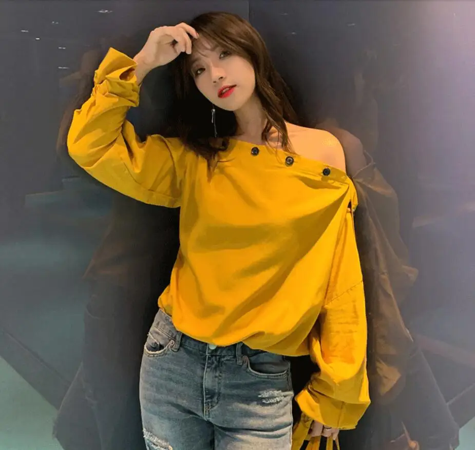 Элегантные женские блузки топы весна 2019 новая корейская мода топ с