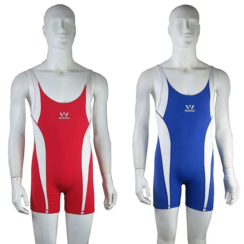 Фото Wesing Wrestling, женская, мужская, борцовка, Униформа, дышащая, для соревнований, одежда, быстросохнущая №3