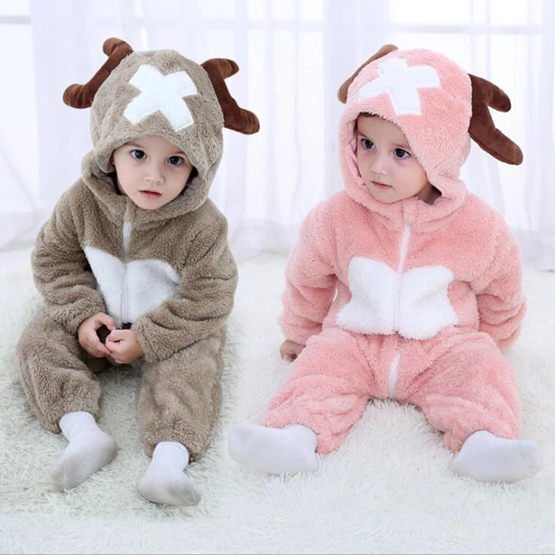 Детские Тони Чоппер Kigurumi Пижама для малышей Комбинезоны новорожденных