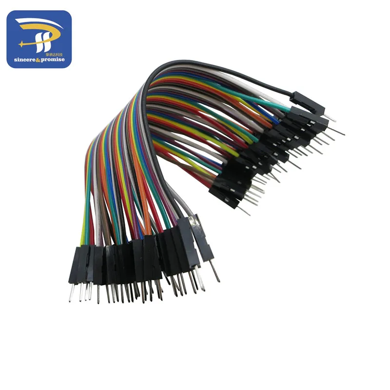 40 шт./лот 10 см 2 54 мм 1 контактный Джампер Папа папа кабель Dupont|jumper wire|lot lotlots cables |
