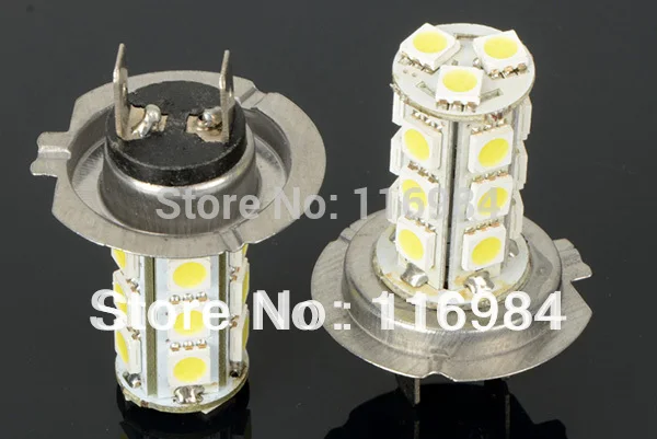 1 шт. автомобисветильник светодиодные лампы H7 18 SMD 5050 12 В|Фара для авто в сборе| |