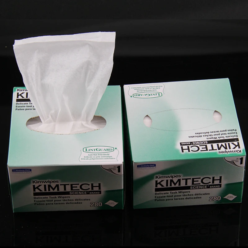 10 шт. Фирменная волоконная Очищающая бумага Kimwipes 280 шт./кор. для инструментов