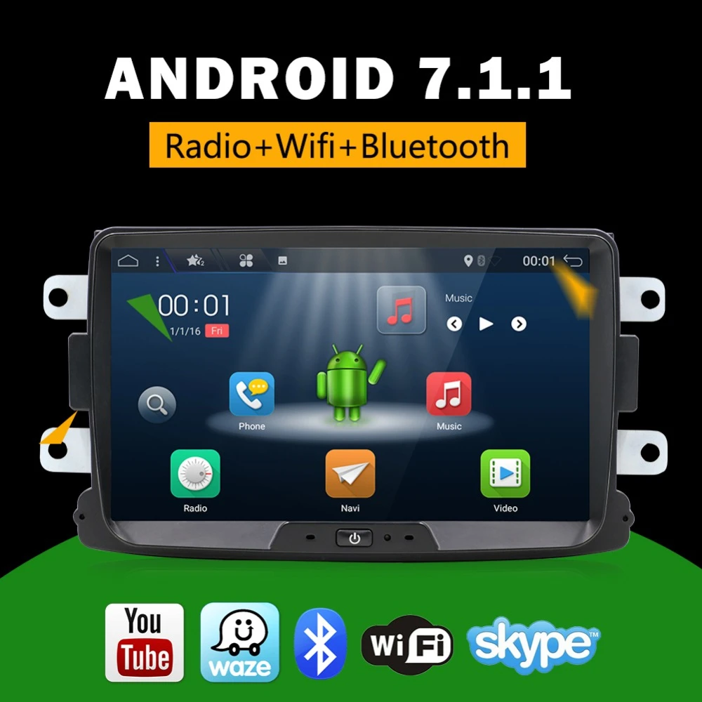 8 &quotавтомобильный Dvd мультимедийный плеер Android 7 1 Авторадио 2 Din для