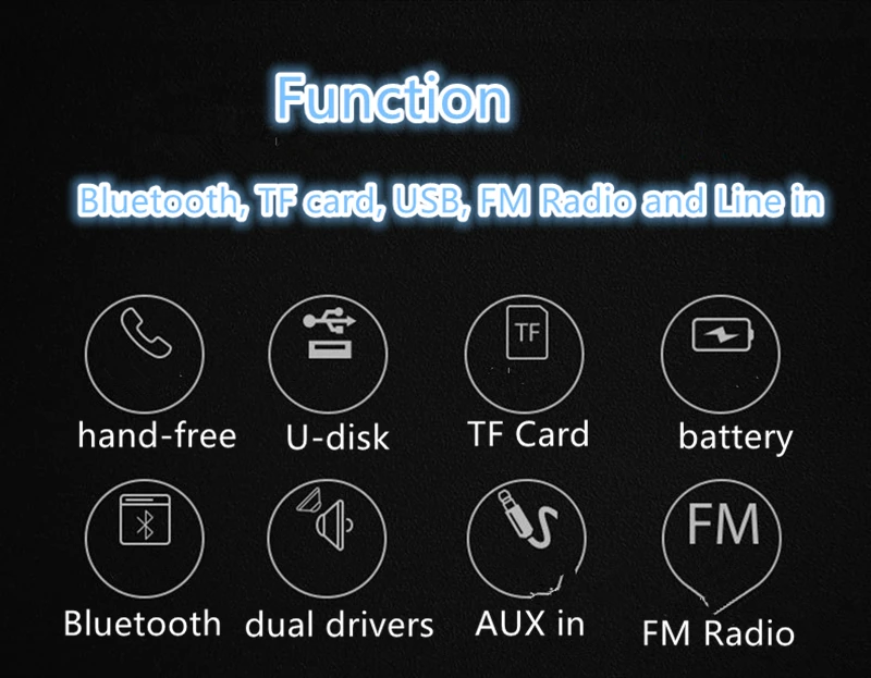 Bluetooth динамик большой мощности 10 Вт HIFI портативный беспроводной динамик Будильник FM радио сабвуфер бас динамик Поддержка TF карта USB