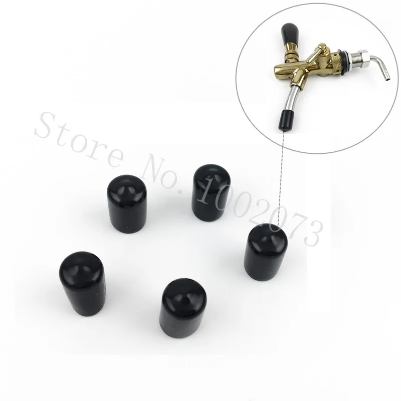 

New Style Draft Beer Tap Smoother Faucet Cap Spout Black Pourer Cover Spouts 5pcs/lot