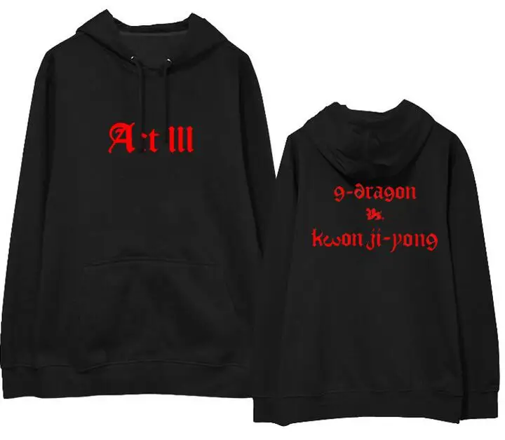 Флисовые Толстовки Kpop bigbang g dragon gd с надписью на тему альбома концерта act iii motte худи
