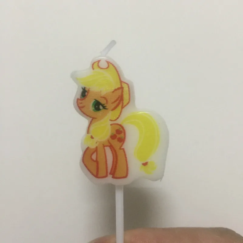 5pcs/set Cute Pony Cartoon Theme Candle Birthday Cake Party Supplies Wedding Decoration | Дом и сад