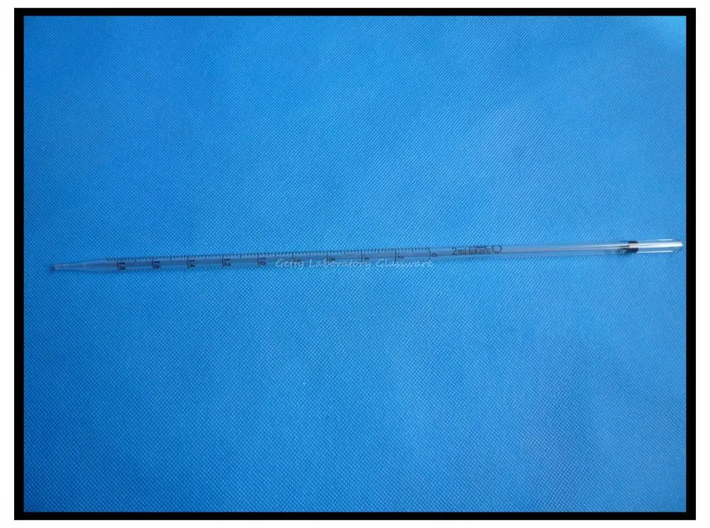 

2mL measuring pipette, with coding gand, resolution 0.02ml