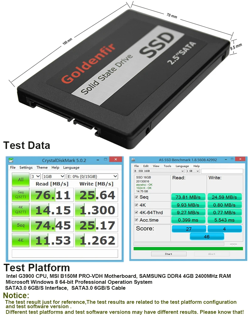 Goldenfir SSD 32 Гб 16 Гб 2,5 SATA2 для тонкого ноутбука Clint Настольный SSD 32 Гб 16 Гб твердотельный жесткий диск SSD 16 Гб