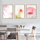 HAOCHU природа Пальмовые Листья настенные картины для гостиной плакаты и принты настенная Картина на холсте Современный домашний декор