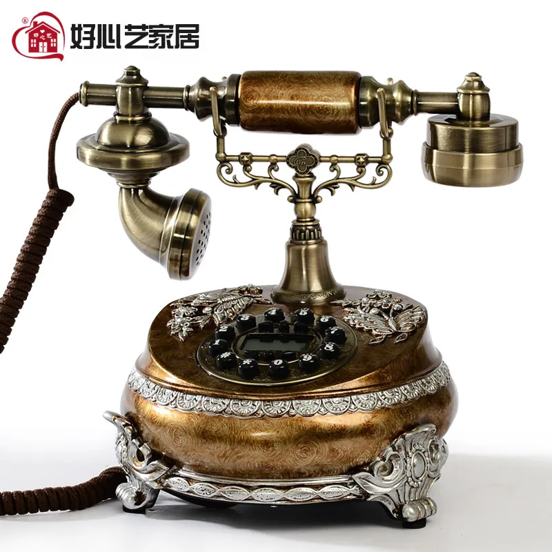 Хорошее искусство европейская античная мода Милый Винтажный домашний телефон