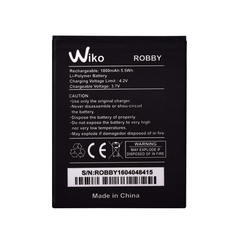 Original SIYAA Robby Battery For Wiko Mobile Phone Good Quality High Capacity 2500mAh Replacement Li-ion Bateria | Мобильные