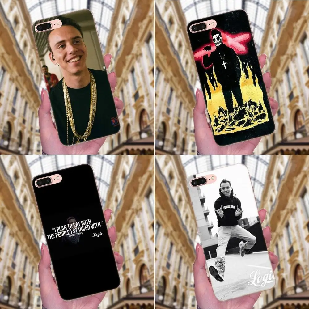 Logic Rapper красочный стиль ТПУ дизайн под заказ для Apple iPhone 4 4S 5 5C 5S SE 6 6S 7 8 Plus X XS Max XR |
