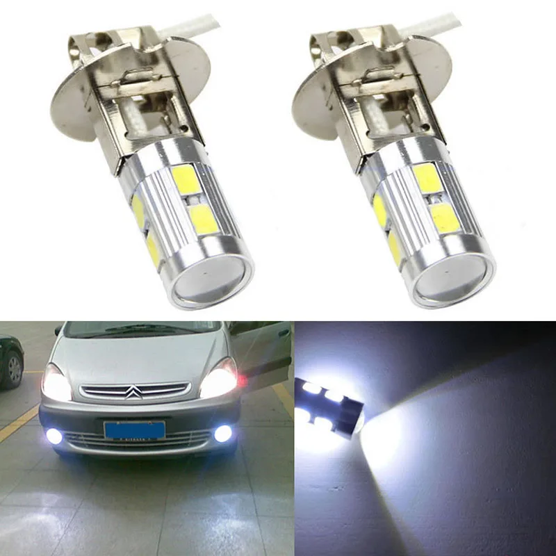 2 шт. Автомобильные светодиодные лампы H3 5630 10SMD 4 Вт|lamp bulb|led 4wlamp light bulb |