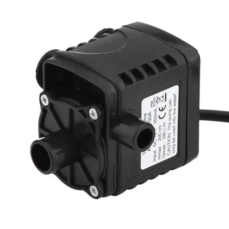Мотор погружной насос 12 В DC мини электрический циркуляционный Бесщеточный для