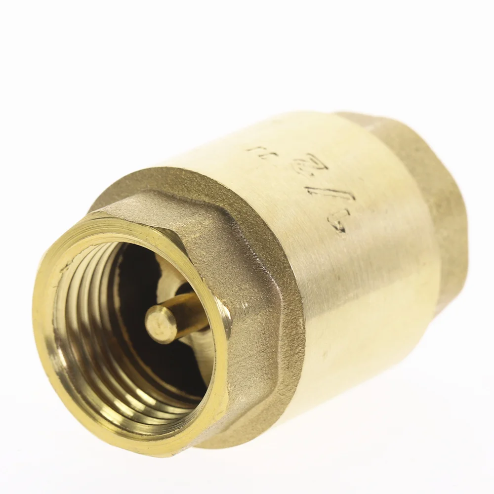 1 шт. DN15 1/2 ''NPT латунная резьба в линии пружинный обратный клапан 200WOG