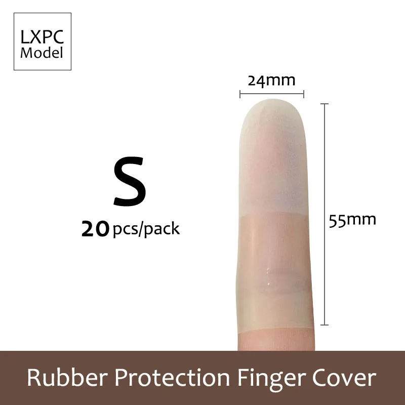 Model coloring tool spray paint protection Rubber finger sleeve Ultra-thin protective gloves |