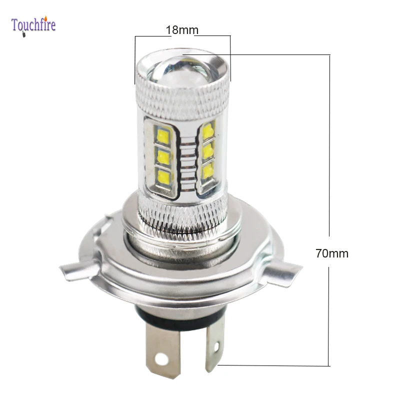 2 шт. Автомобильные светодиодные лампы H1 H7 H8 H11 9005 HB3 9006 HB4 Canbus Cree Chips 16LED