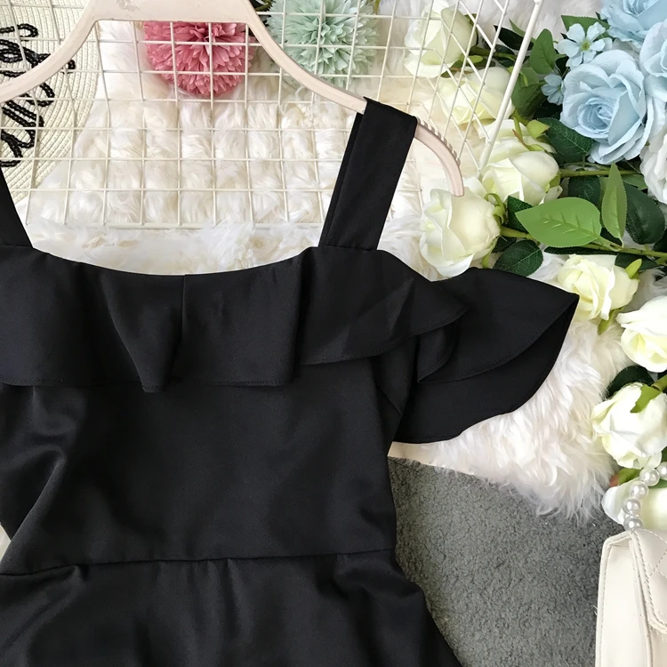 ALPHALMODA праздники с открытыми плечами женские Seashore до середины икры Платье на бретелях галстук-бабочка дамское сексуальное с открытой спиной Vestidos однотонное платье